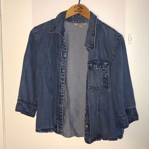 denim cover-up